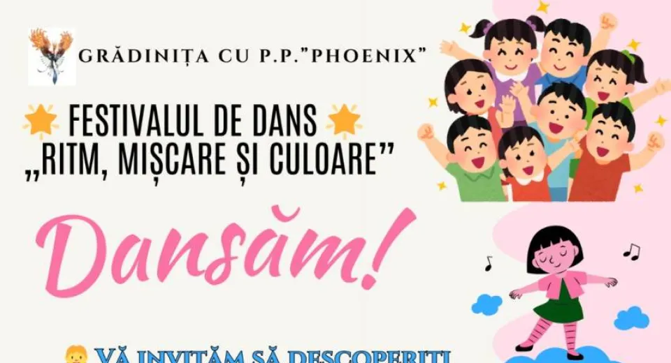 Foto CRAIOVA: Grădinița „Phoenix” lansează un nou festival dedicat dansului preșcolar