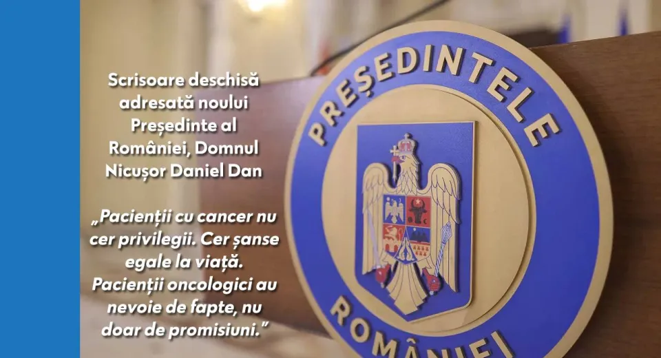 Foto Pacienții cu cancer cer fapte, nu promisiuni: Scrisoare deschisă către noul președinte