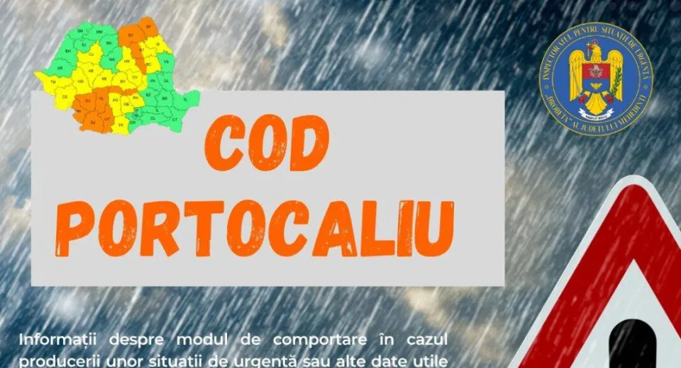 Foto Cod de vreme severă emis pentru Oltenia