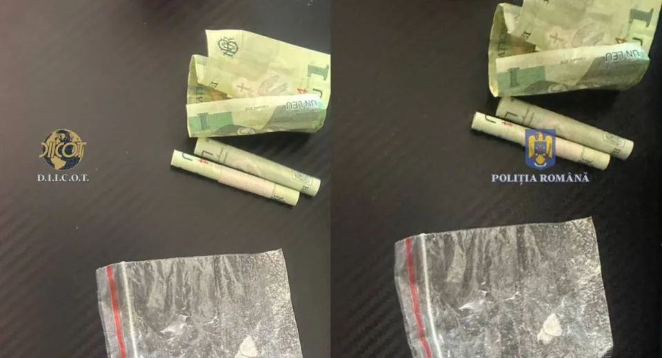 Foto Droguri de mare risc descoperite în casa unui tânăr din Filiași. A fost reținut