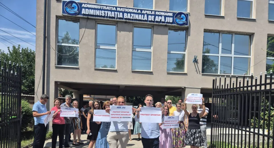 Foto Protest spontan la ABA Jiu