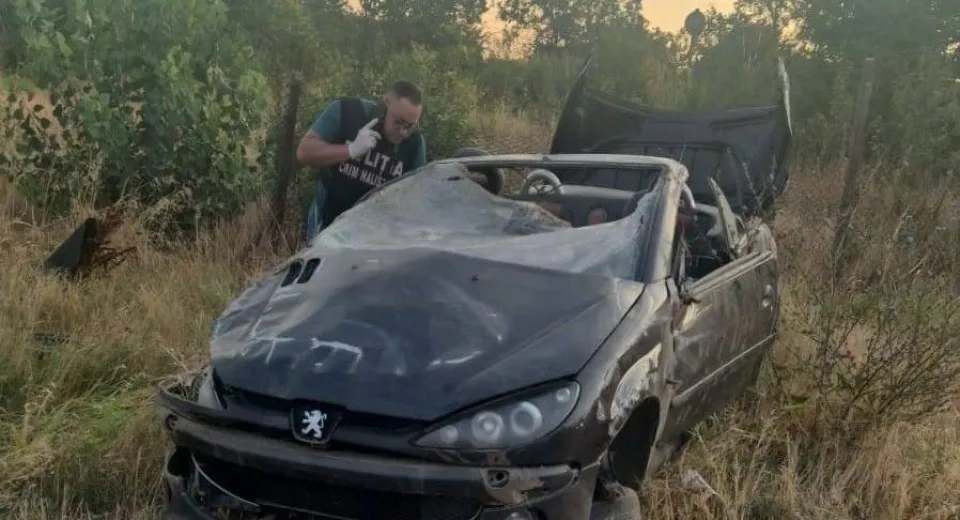 Foto OLT:  Accident mortal la Grojdibodu