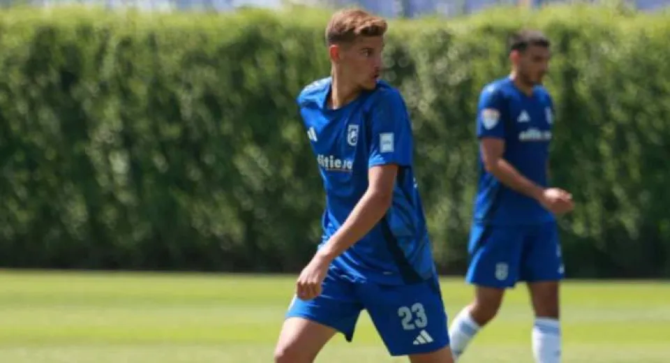 Foto Angelo Sîrbu a adus victoria lui FCU 1948 Craiova în meciul amical cu Filiași, scor 1-0