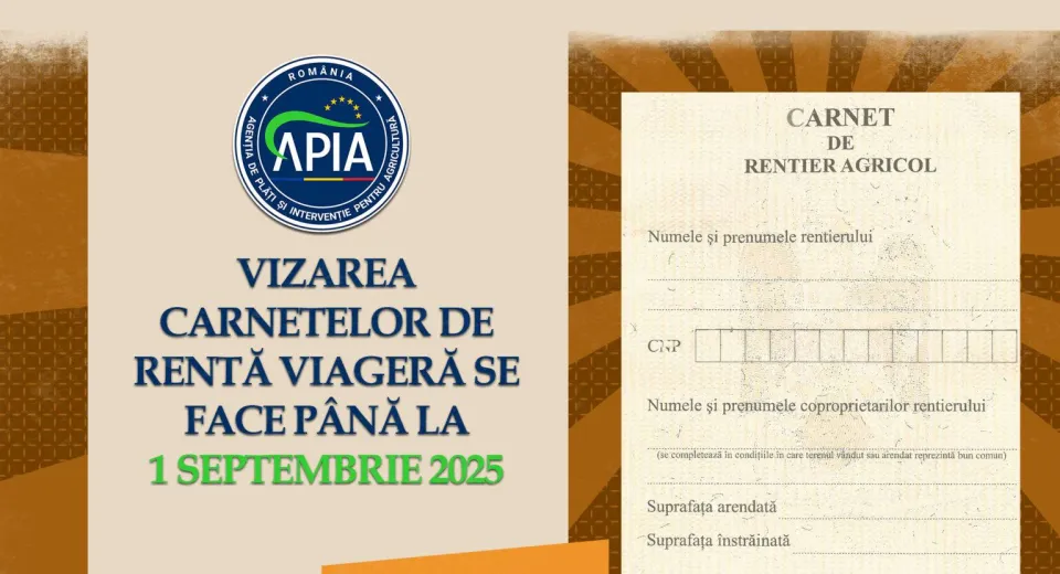 Foto APIA: carnetele de rentă viageră trebuie vizate până la 1 septembrie 2025