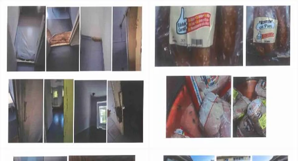 Foto FOTO: Condiții de coșmar pentru pacienții Secțiilor Psihiatrie I și II din cadrul Spitalului de Neuropsihiatrie Craiova. Gândaci pe alimente, cârnați expirați și mobilier ruginit  
