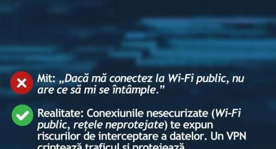 Foto DNSC avertizează: Wi-Fi-ul public, o capcană pentru datele personale