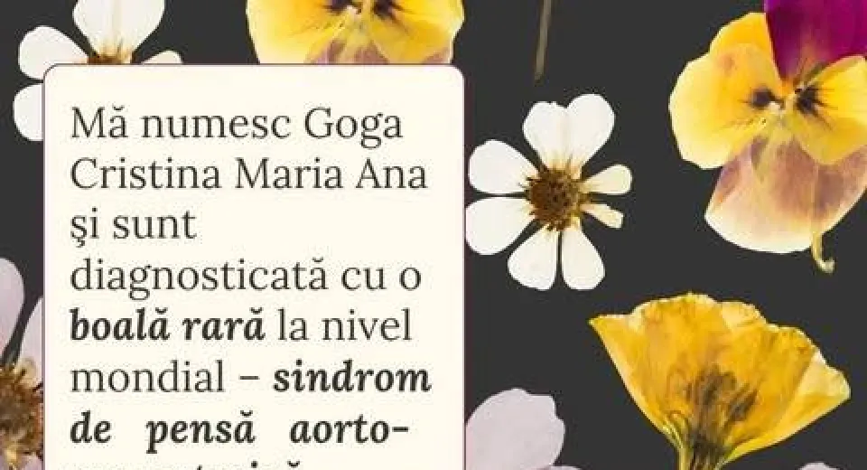 Foto Cristina Goga are nevoie urgentă de 10.000 de euro pentru o operație vitală