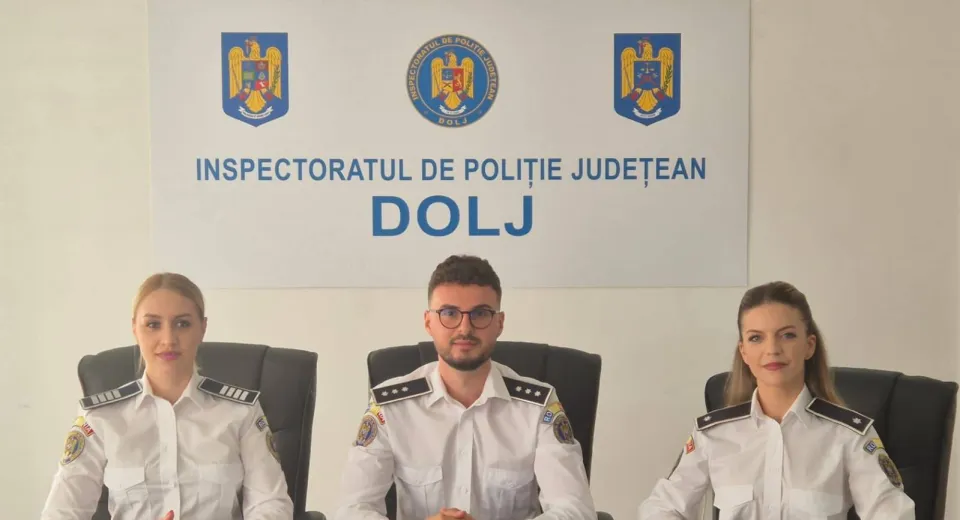 Foto IPJ Dolj: Măsuri ferme pentru siguranța elevilor