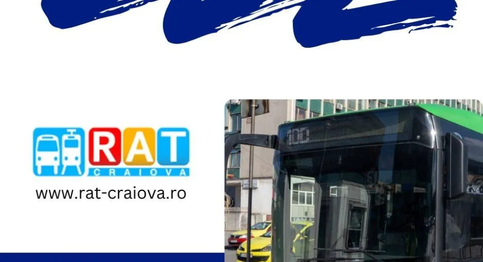 Foto Informații importante pentru elevi și părinți privind cardurile de călătorie RAT Craiova