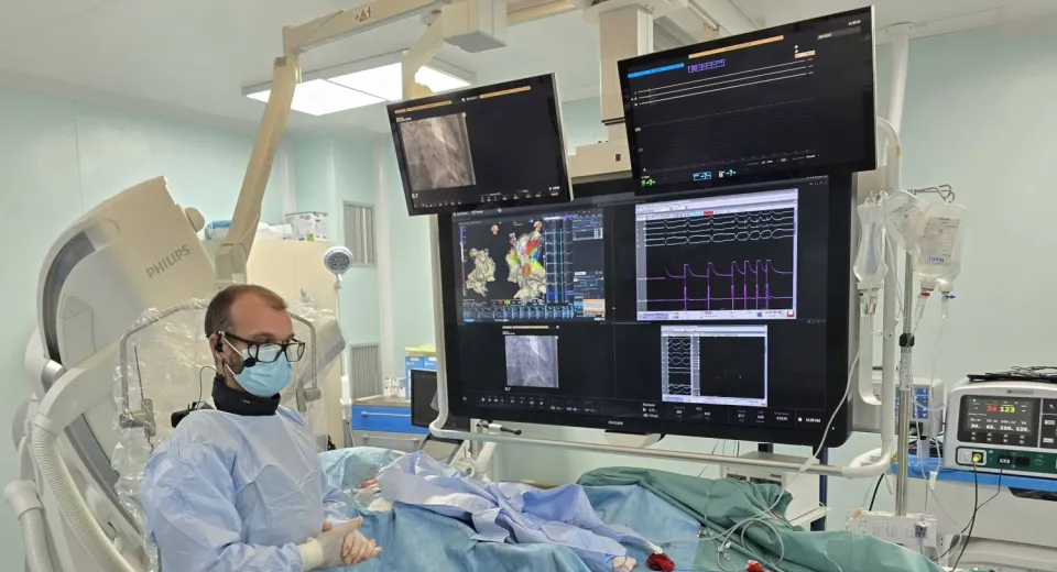 Foto Clinica de Cardiologie a SCJU Craiova are o sală nouă de aritmologie de ultimă generație 