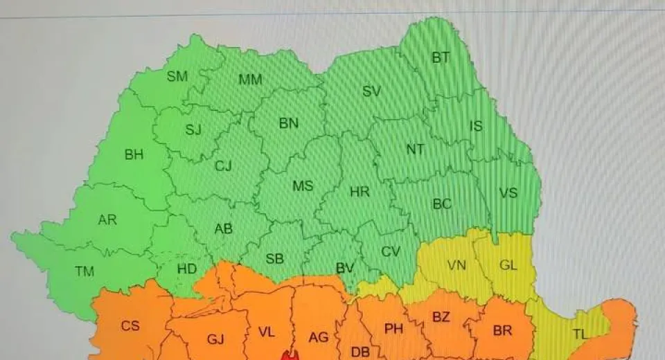 Foto Olt și Dolj, sub Cod Roșu de ploi 