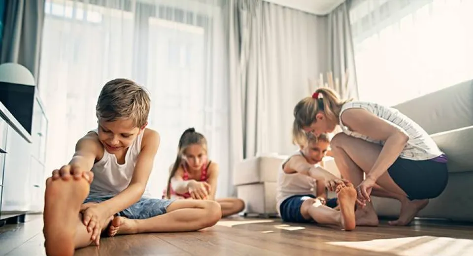 Foto Sportul în familie, temelia unei copilării sănătoase