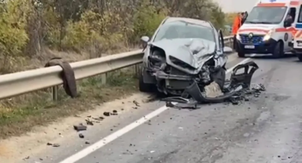 Foto Trafic blocat în zona Cârcea. Accident cu patru mașini implicate