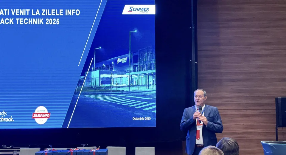 Foto Zilele Info Schrack Technik 2025 la Craiova – soluții electrice inteligente prezentate în premieră viitorilor ingineri, clienților și partenerilor