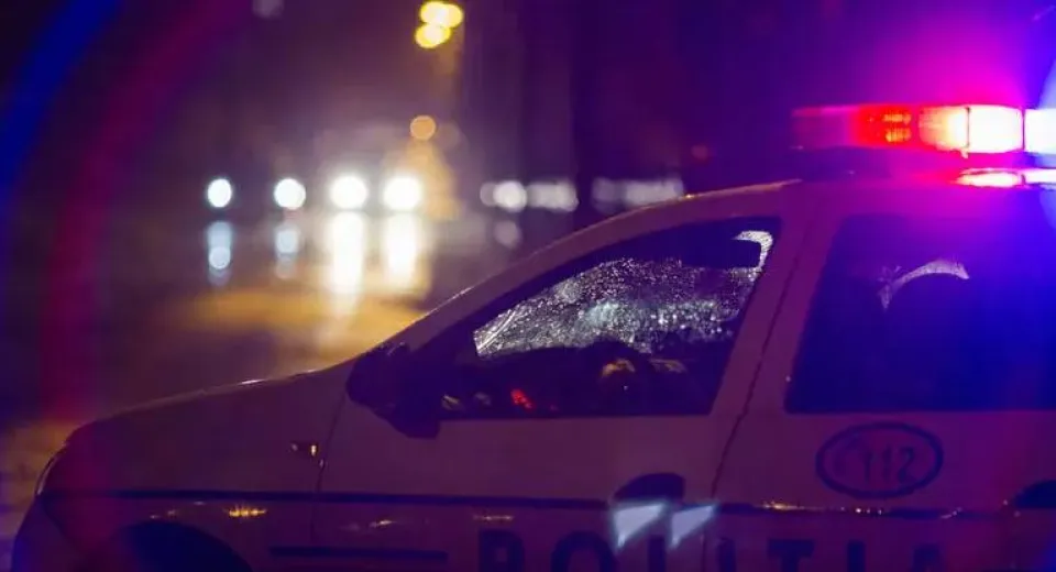 Foto Coliziune pe DN 55, în zona Secui. Ambii șoferi au ajuns la spital