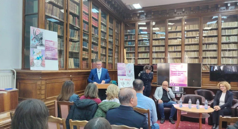 Foto Ziua pentru Eliminarea Violenței împotriva Femeilor, celebrată la Biblioteca Aman