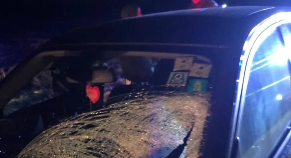 Foto Tragedie pe DN 55A, lângă Poiana Mare. Femeie lovită mortal de un autoturism