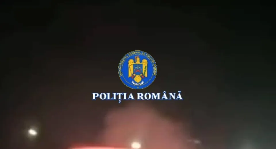 Foto VIDEO: Urmărire la Malu Mare. Șofer prins după ce a abandonat mașina