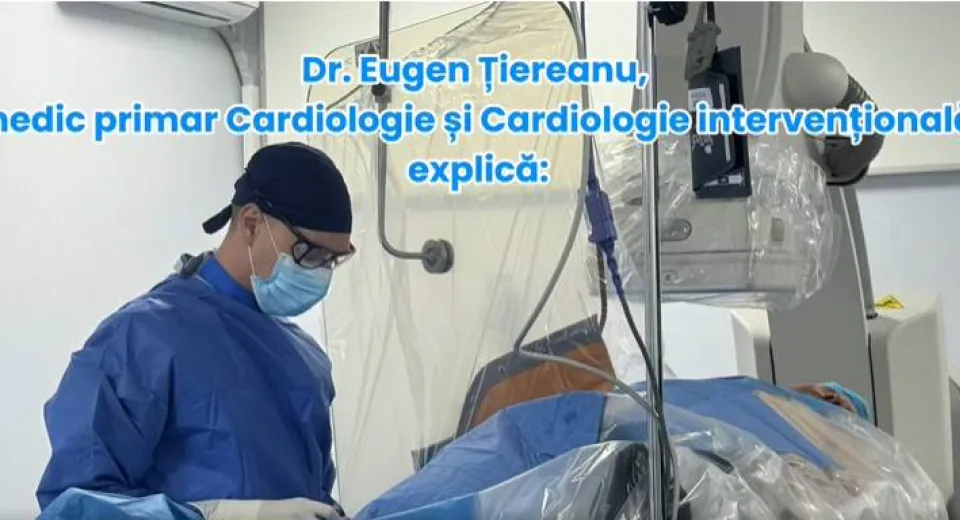 Foto Premieră cardiologică în Olt: Montare de stent pentru primul pacient la Slatina
