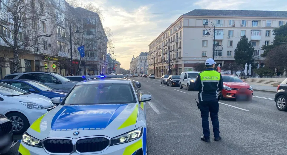 Foto Poliția Rutieră Dolj, controale în Craiova pentru siguranța pietonilor
