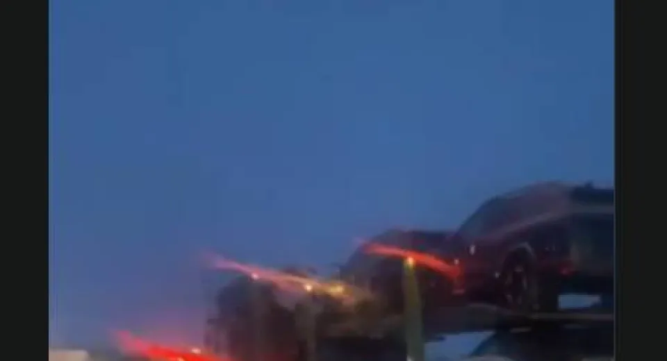 Foto Accident pe DEx 12. Trafic îngreunat