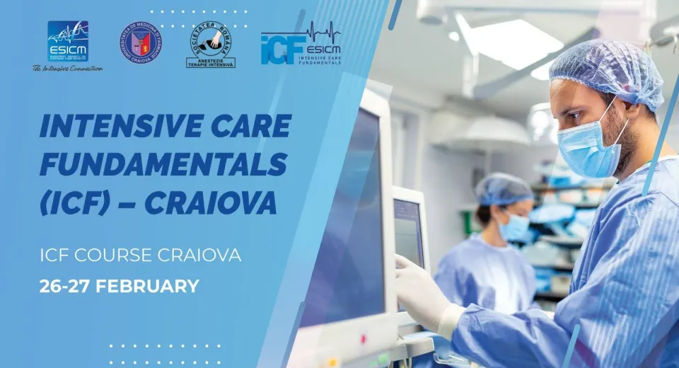 Foto UMF Craiova găzduiește primul curs european de terapie intensivă