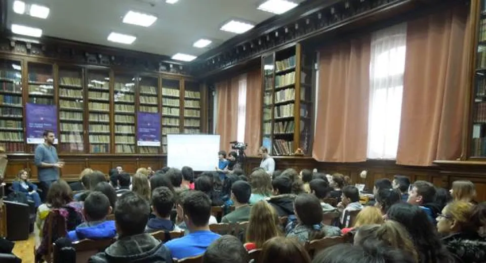 Foto Orientare profesională pentru liceeni, la «Aman»