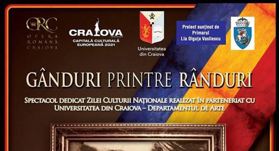 Foto Gânduri printre rânduri-spectacol dedicat Zilei Culturii Naţionale