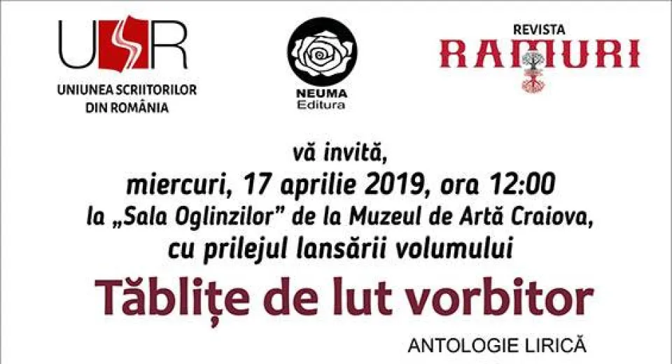 Foto Cristian Liviu Burada lansează o antologie de versuri la Palatul 