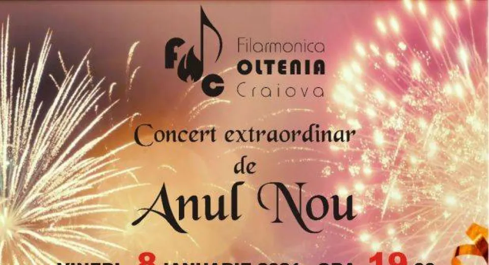 Foto Concert Extraordinar de Anul Nou la Filarmonica „Oltenia” Craiova