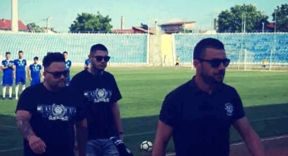 Foto EXCLUSIV. Ciucă, alături de FCU. 
