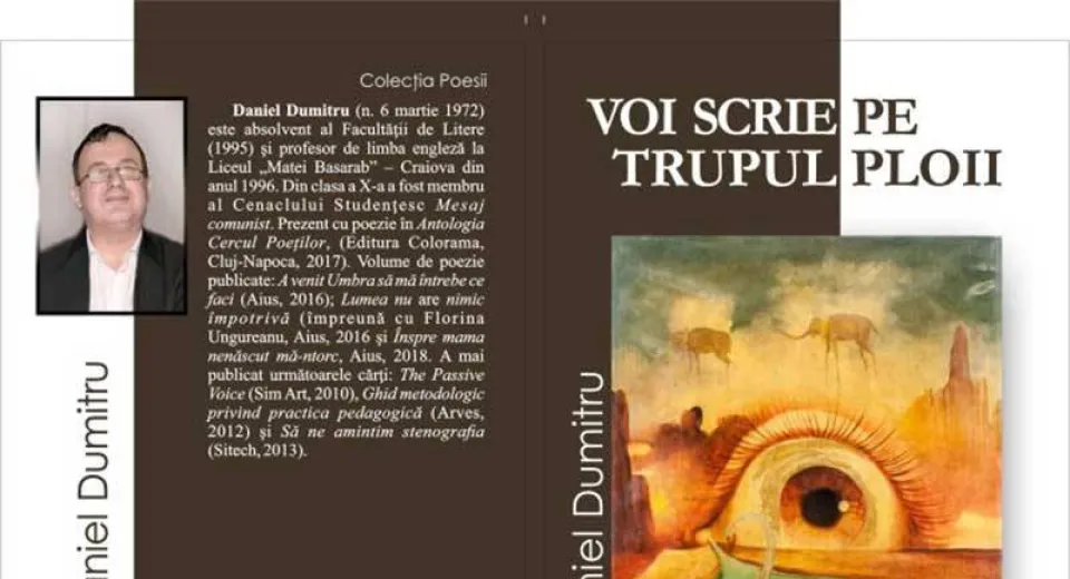 Foto „Voi scrie pe trupul ploii”, de Daniel Dumitru