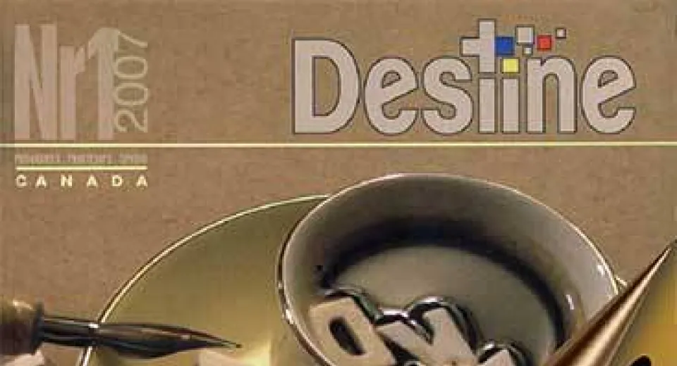 Foto Revista „DESTINE LITERARE”,  a scriitorilor români din America de Nord,  la ceas aniversar