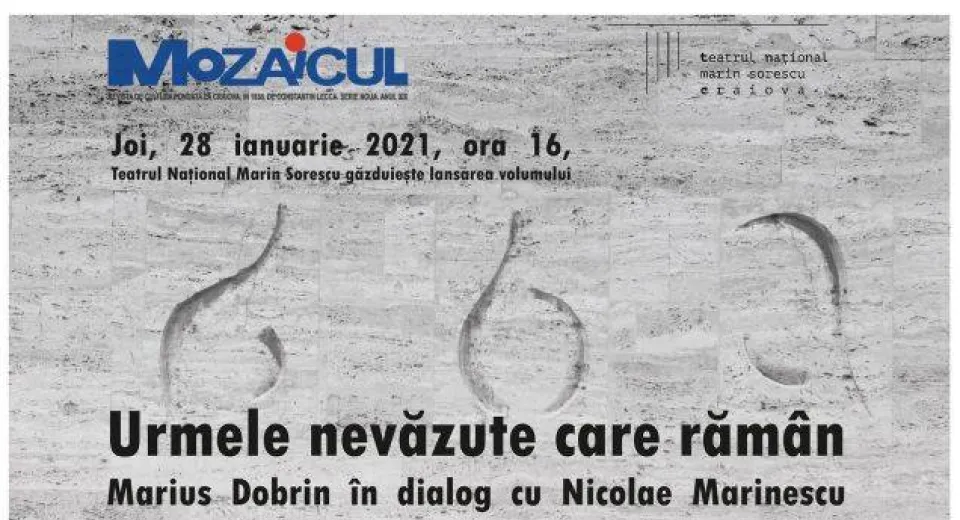 Foto Lansare de carte: „Urmele nevăzute care rămân”, de Marius Dobrin