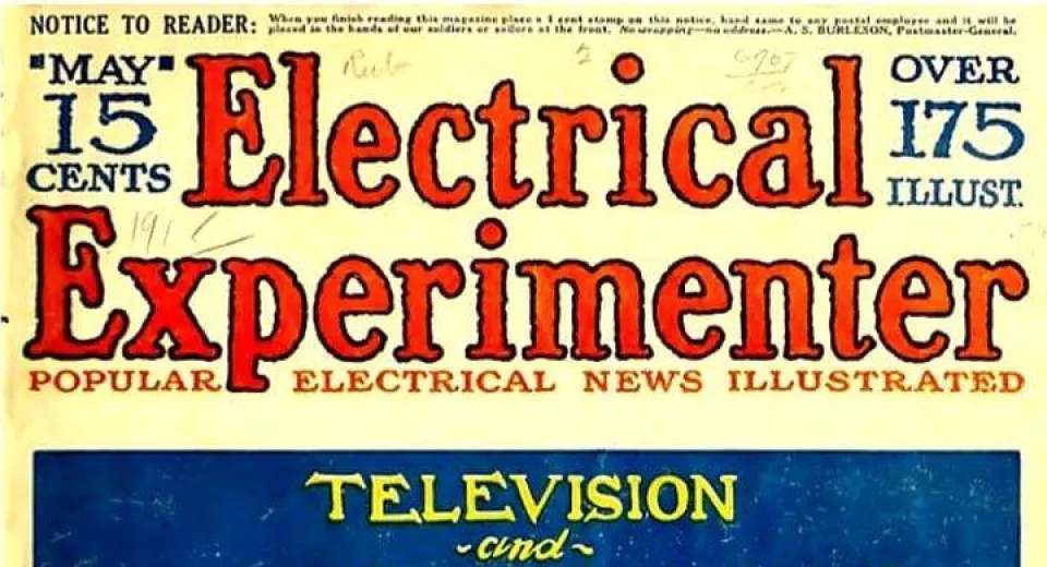 Foto Revista Electrical Experimenter despre... „Telefotografie”