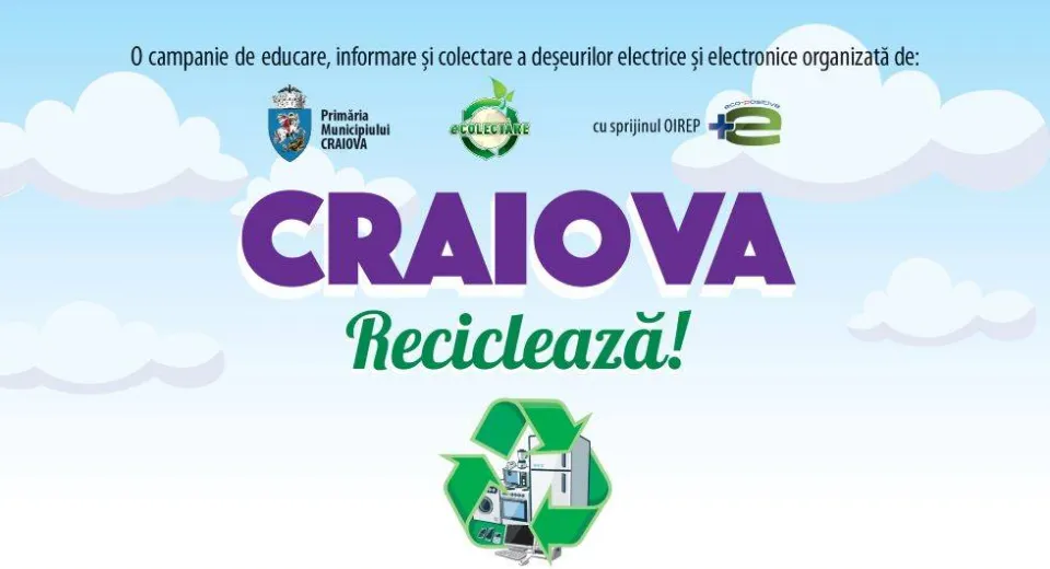 Foto O nouă campanie de colectare a deșeurilor  de echipamente electrice și electronice în Craiova