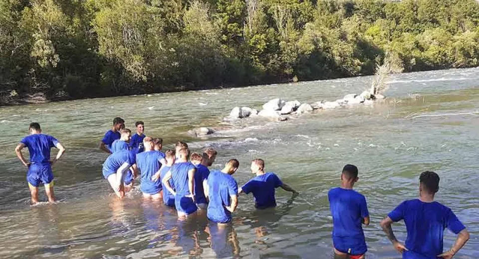 Foto EXCLUSIV. Trică i-a muncit din greu pe atacanți și mijlocași. Ce au făcut oltenii la antrenament!