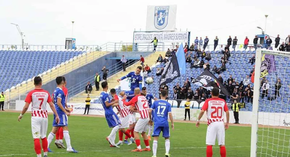 Foto Primul pas greșit în acest campionat. FC Universitatea Craiova-Cermei, scor 1-1!