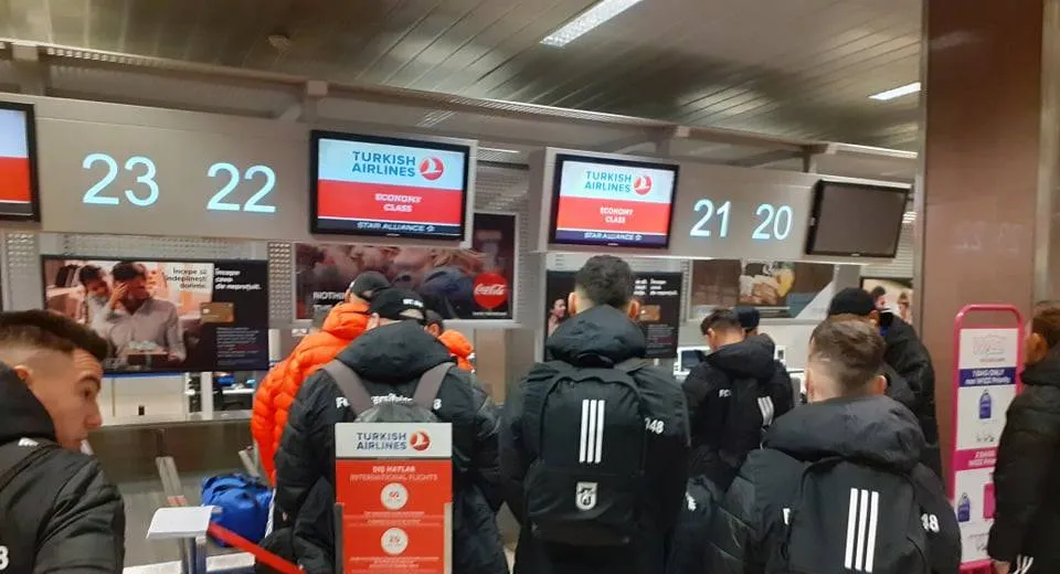 Foto EXCLUSIV. Știința a plecat în Antalya. Lotul deplasat în Turcia