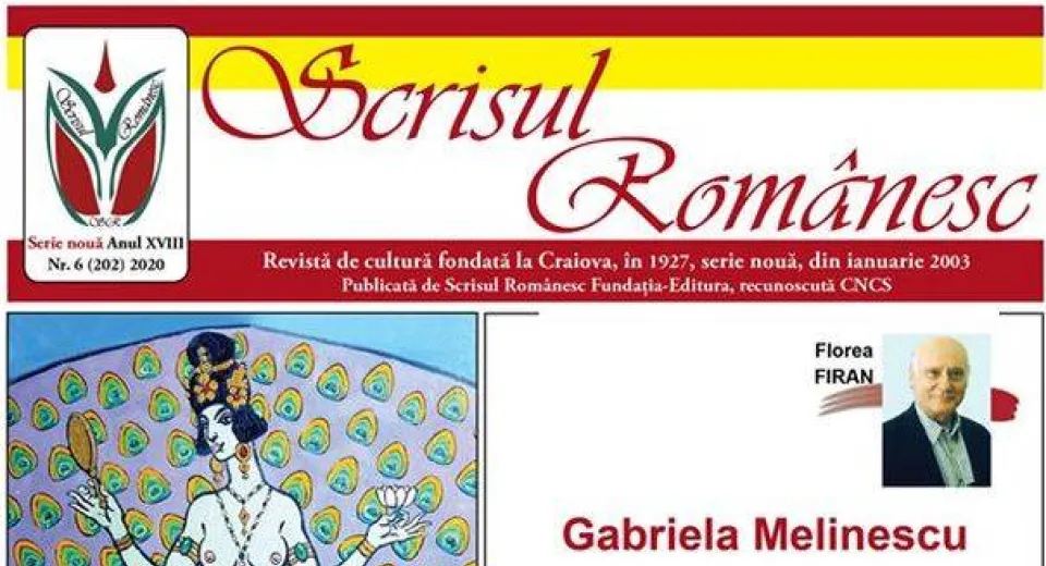 Foto Revista „Scrisul Românesc” la nr. 6/2020