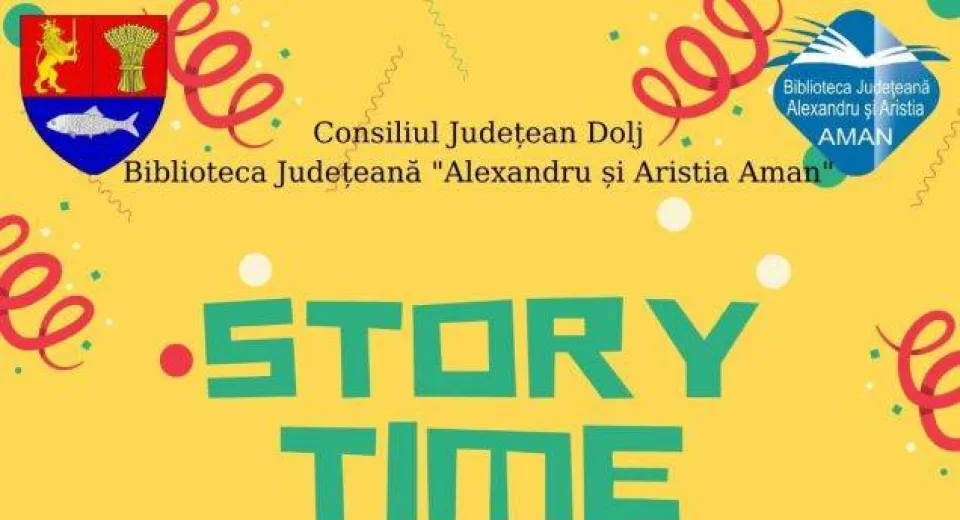 Foto „Story Time” la Biblioteca Județeană „Alexandru și Aristia Aman”