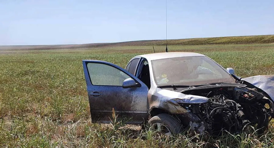 Foto FOTO. Accident între Piatra Olt și Brâncoveni. Un copil de 4 ani a ajuns la spital 