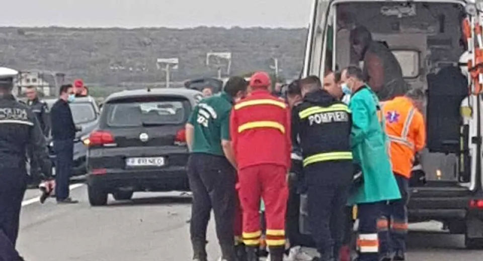 Foto A murit motociclistul implicat în accidentul rutier din județul Olt 