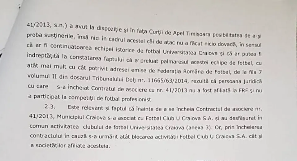 Foto Mititelu vrea ca FCU să joace pe Oblemenco. A făcut din nou adresă către Primărie!