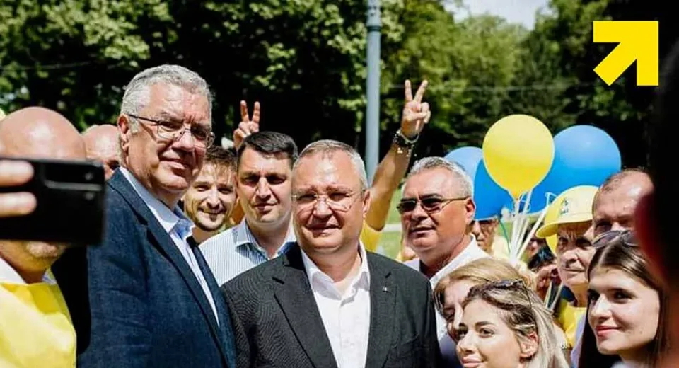 Foto Nicolae Ciucă, la Craiova: ”Sondajele arată că PNL este pe un trend crescător”