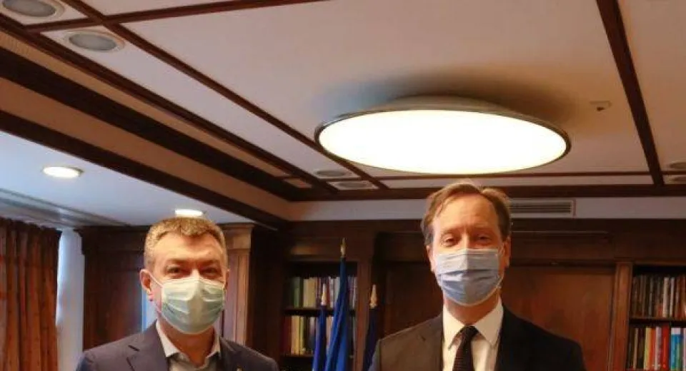 Foto Întâlnire a ministrului Culturii cu Ambasadorul Regatului Ţărilor de Jos