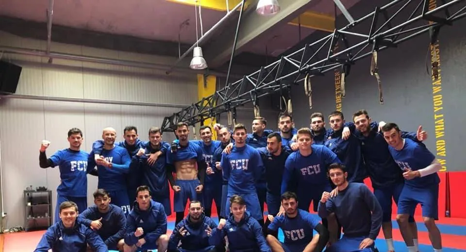 Foto EXCLUSIV. Alb-albaștrii s-au antrenat la sală. Dan Vasilică a stat cu ochii pe jucători!