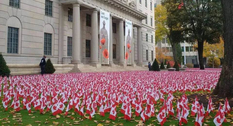Foto În Canada a fost comemorată Ziua Armistiţiului