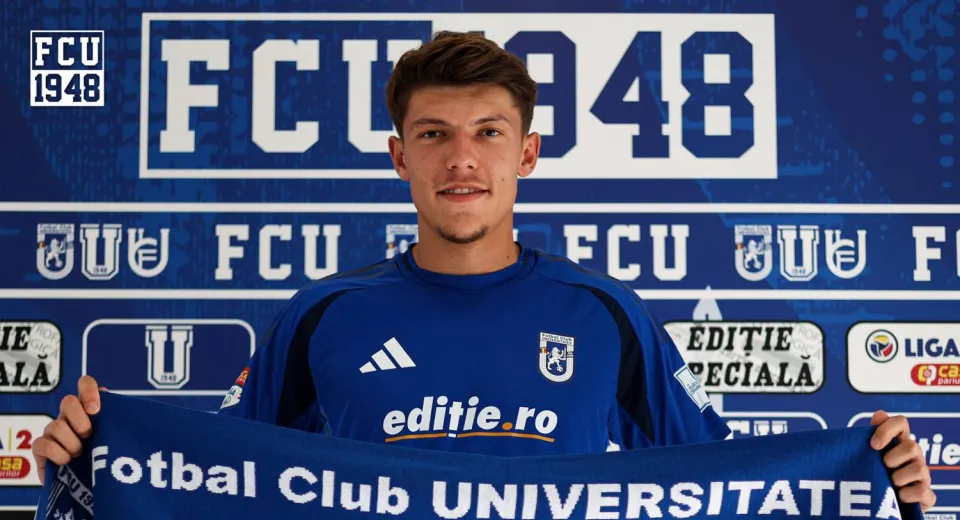 Foto Știința și-a întărit defensiva. Răzvan Bălașa, 19 ani, a semnat cu FCU 1948