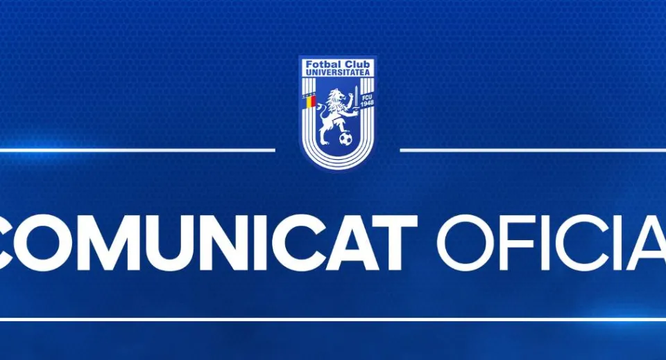 Foto Comunicat oficial FC Universitatea Craiova. „Palmaresul Științei se rupe în două!